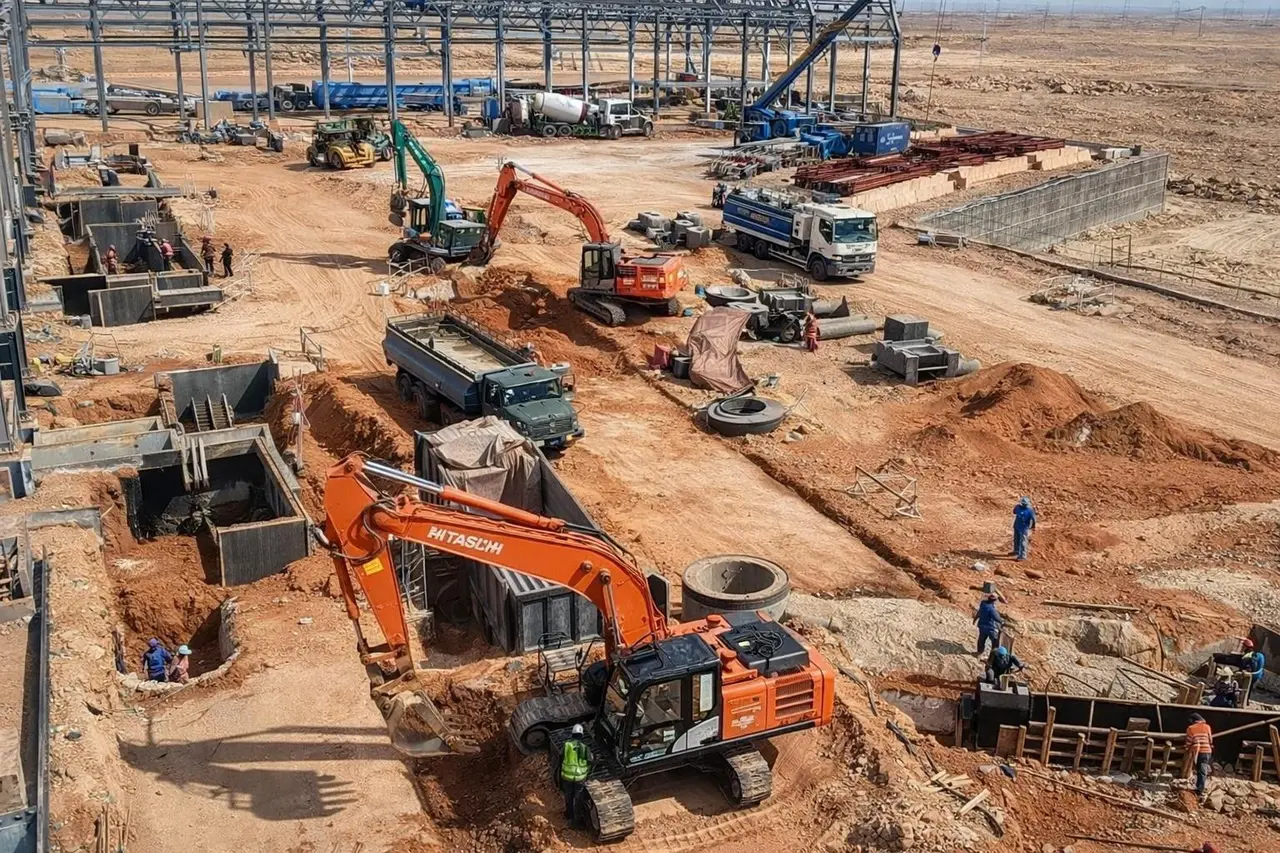 APEX civil earthworks in progress