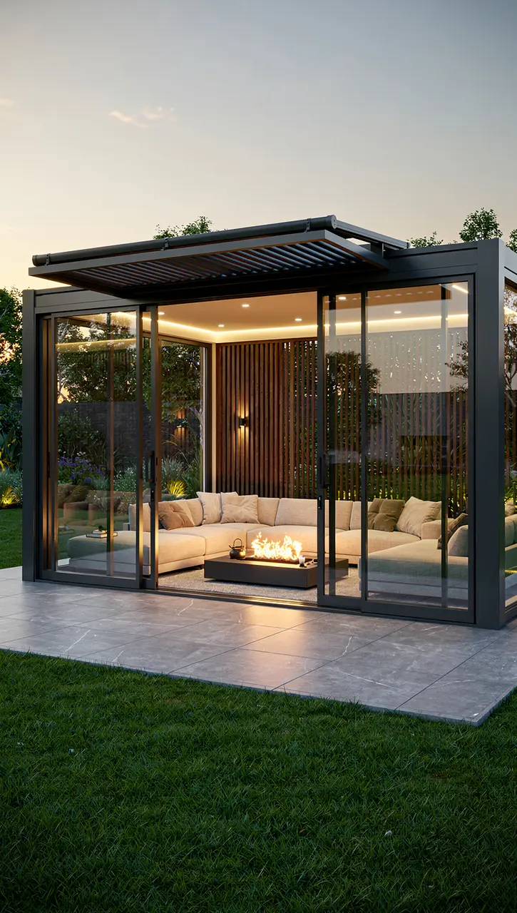 Completed APEX outdoor seating area