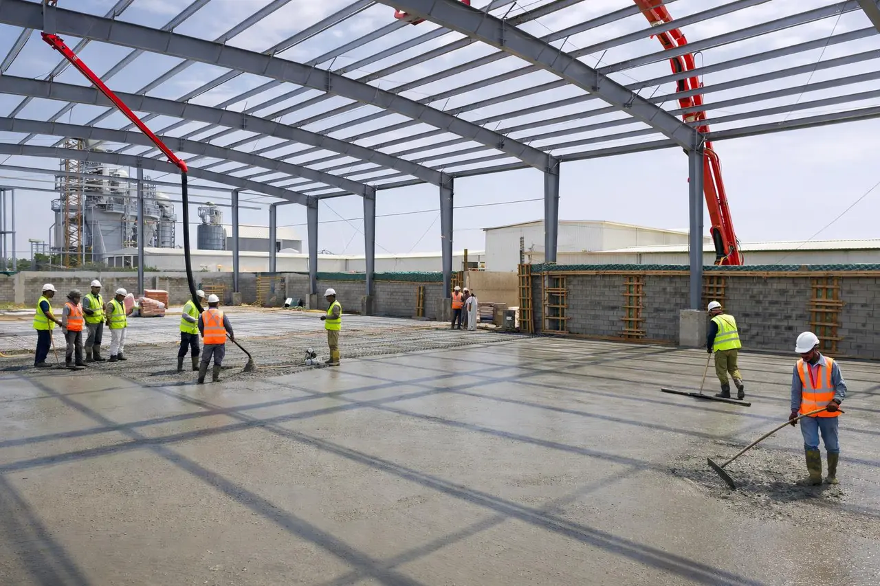 APEX steel structure site team