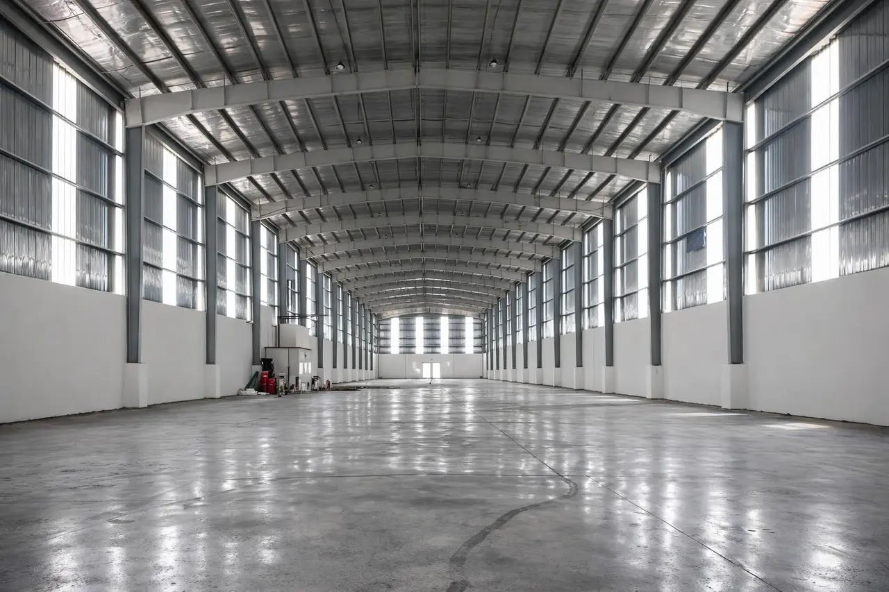 Completed APEX industrial warehouse interior